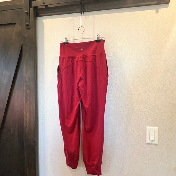 Athleta Women's Red Joggers - Picture 2 of 4